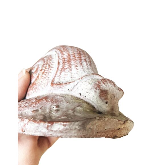 Vintage Pink White Snail Rock Aquarium Decorations - Picture 6 of 10